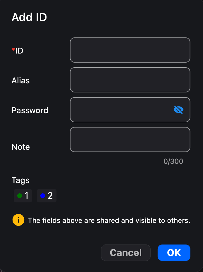 RustDesk 클라이언트의 ID 추가